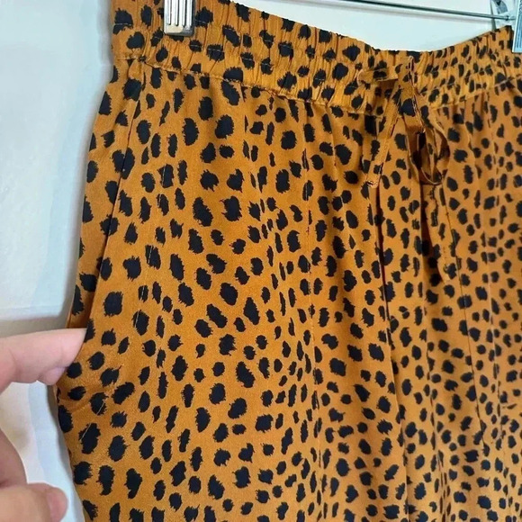 Joie Copper Daltona Drawstring Leopard Print Pants S - Picture 3 of 10